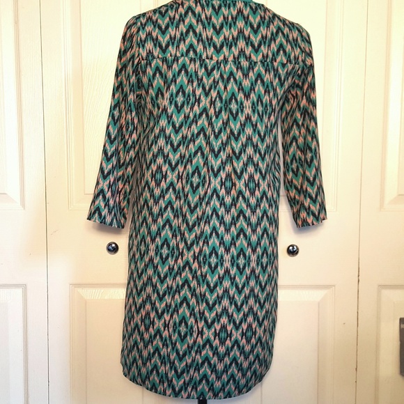 Anthropologie Everly Ikat Print Shift Dress - Picture 4 of 8